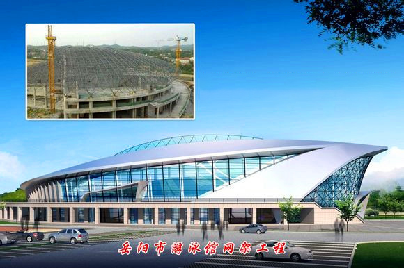 枝江游泳池网架